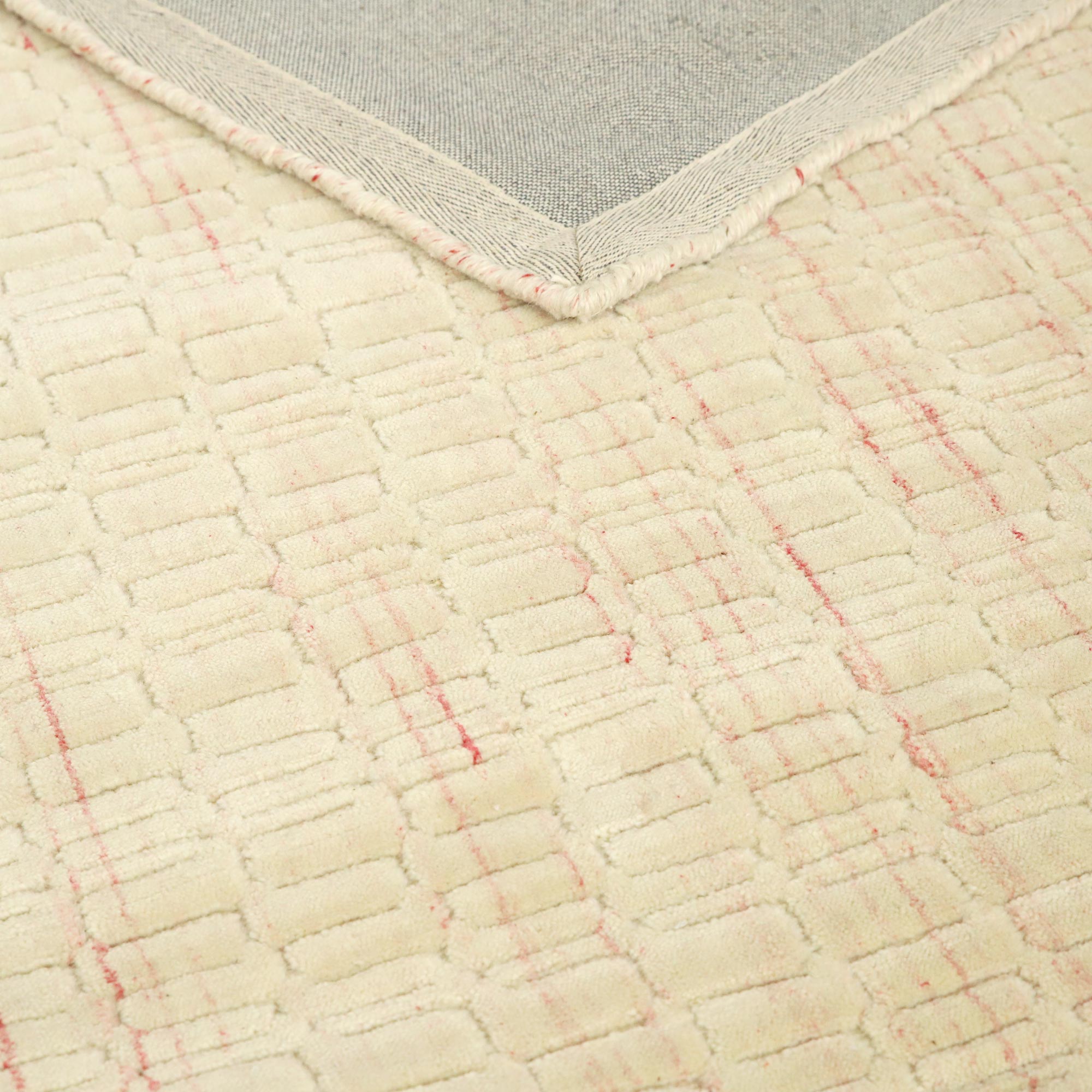 Teppich 'Calypso' beige-rot, B 200 cm, L 140 cm von fischer's lagerhaus