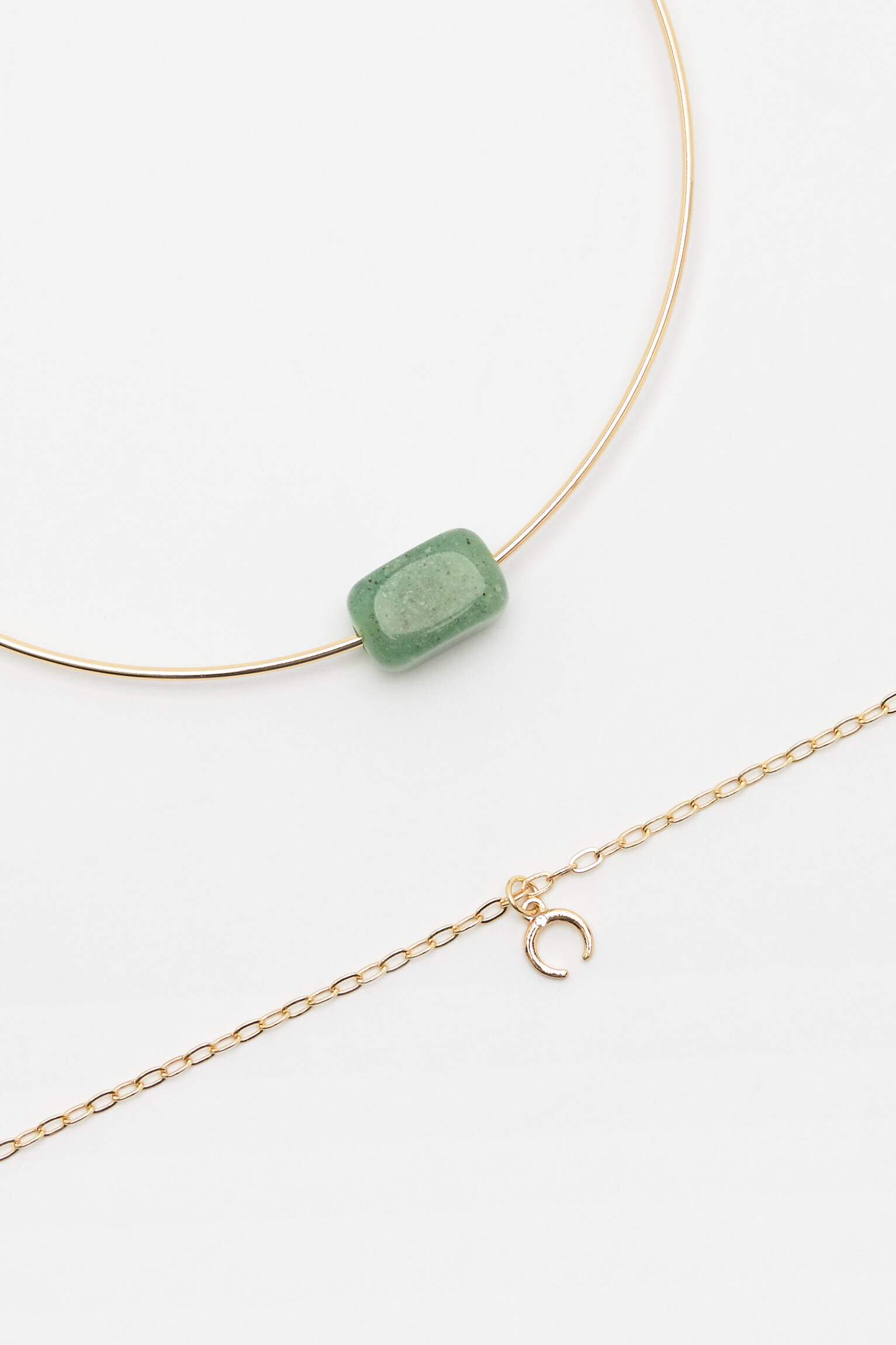 Conjunto de 4 colares dourados - Dourado