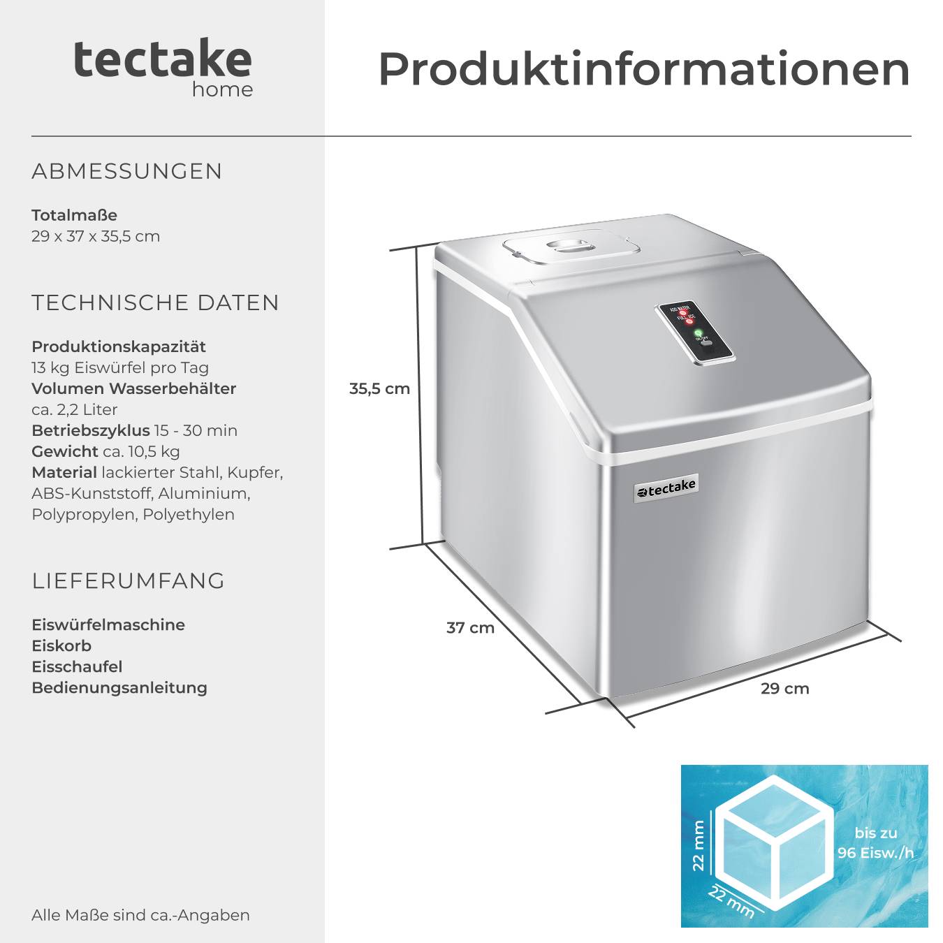 Eiswürfelmaschine