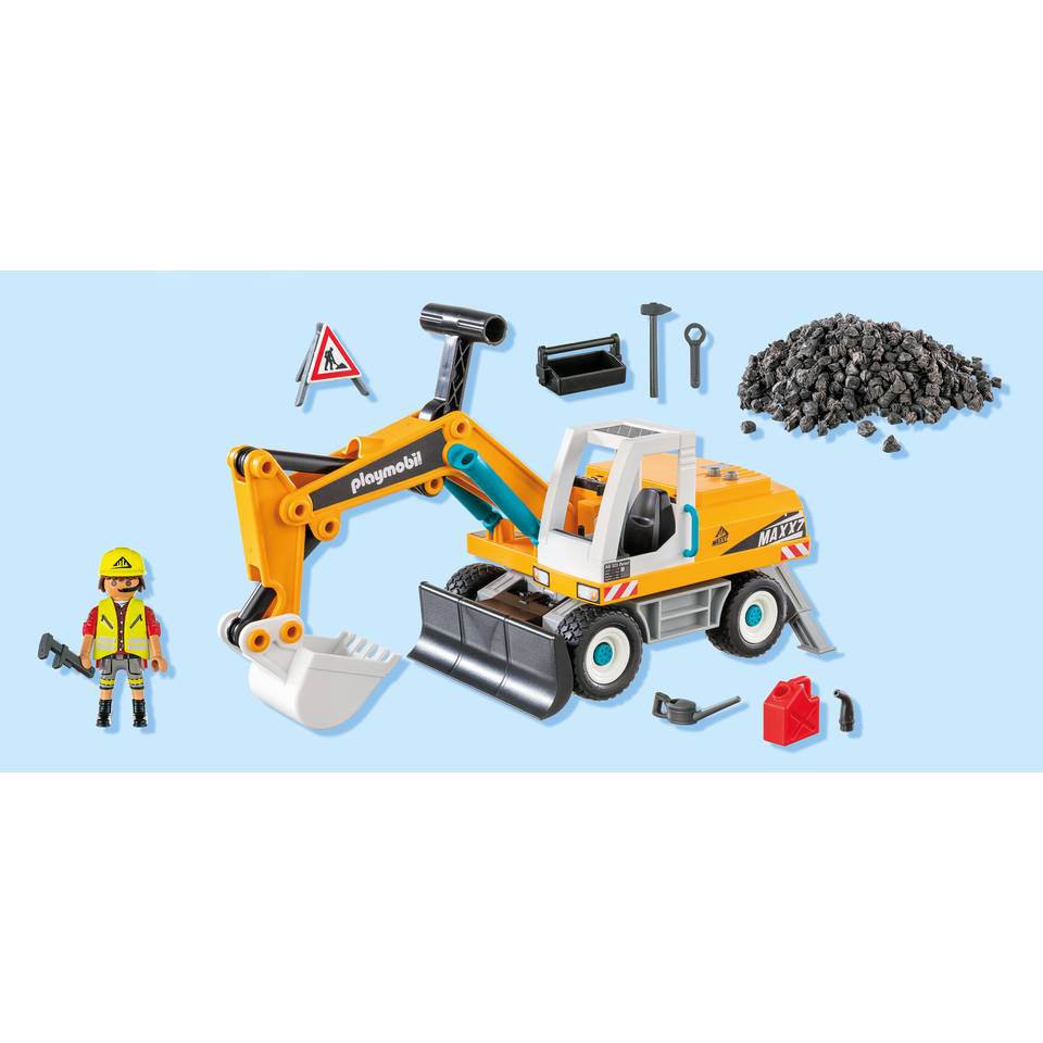 PLAYMOBIL Action Heroes grote graafmachine 71749