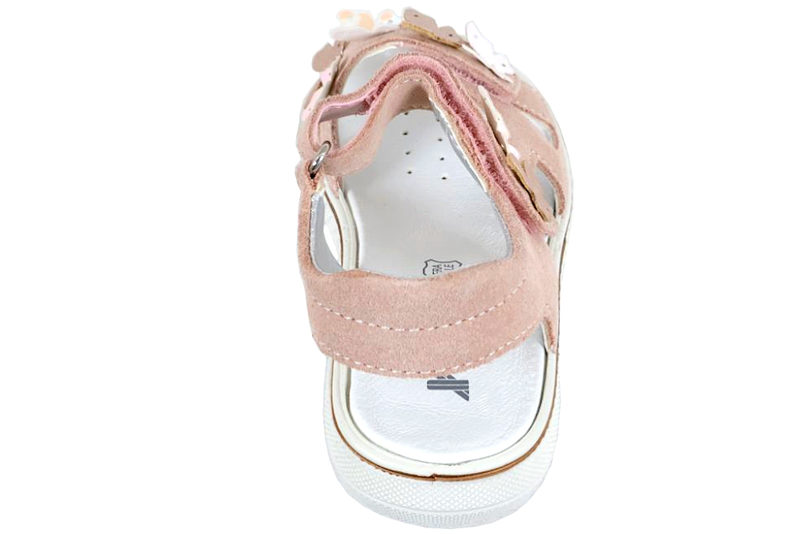 IMAC SANDAL I ROSA RUSKIND MED SOMMERFUGLE