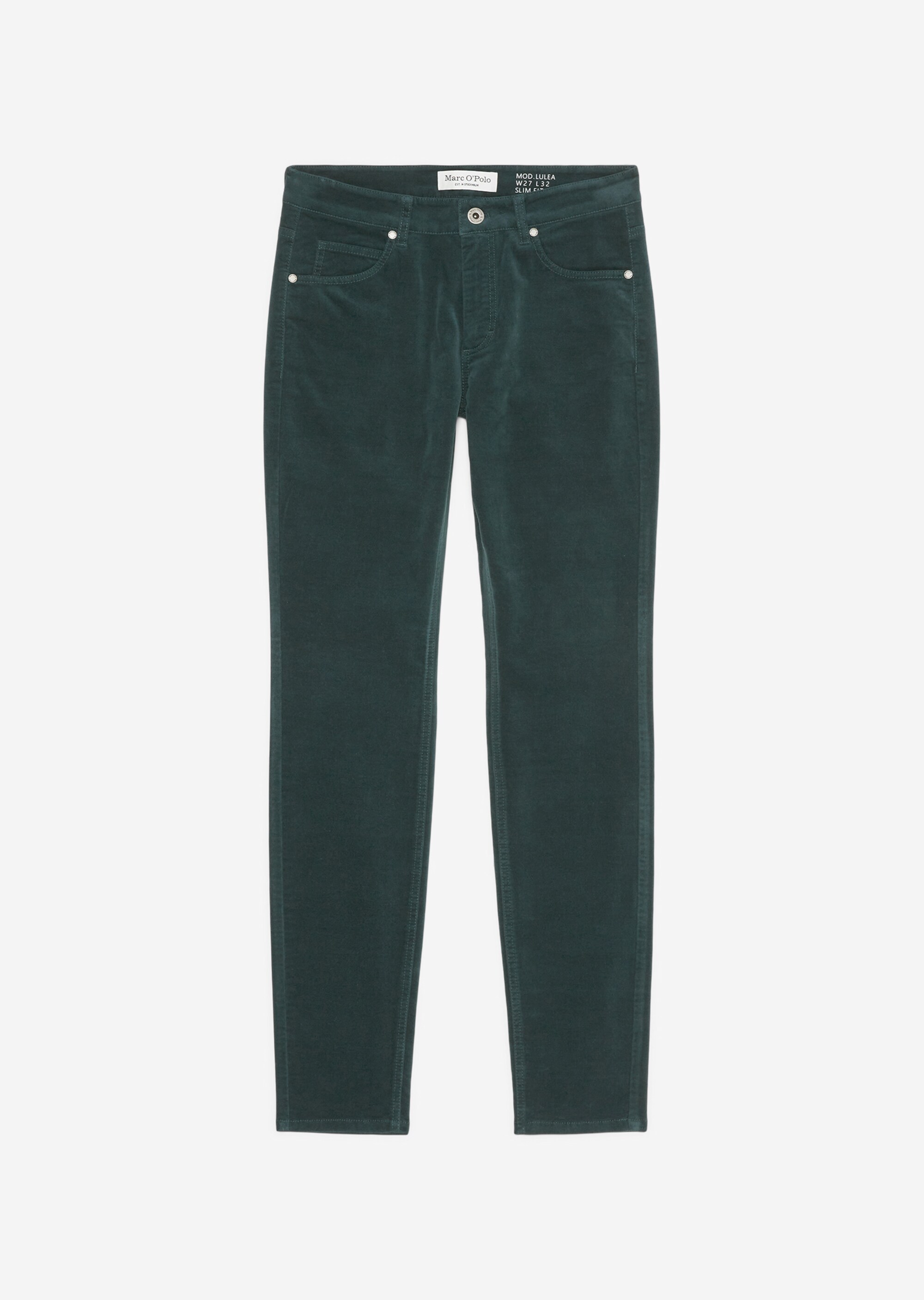 Hose LULEA slim aus stretchigem Samt