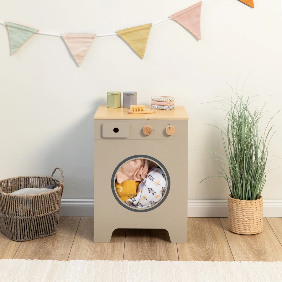 MUSTERKIND® Waschmaschine Mix & Match, warmgraunatur
