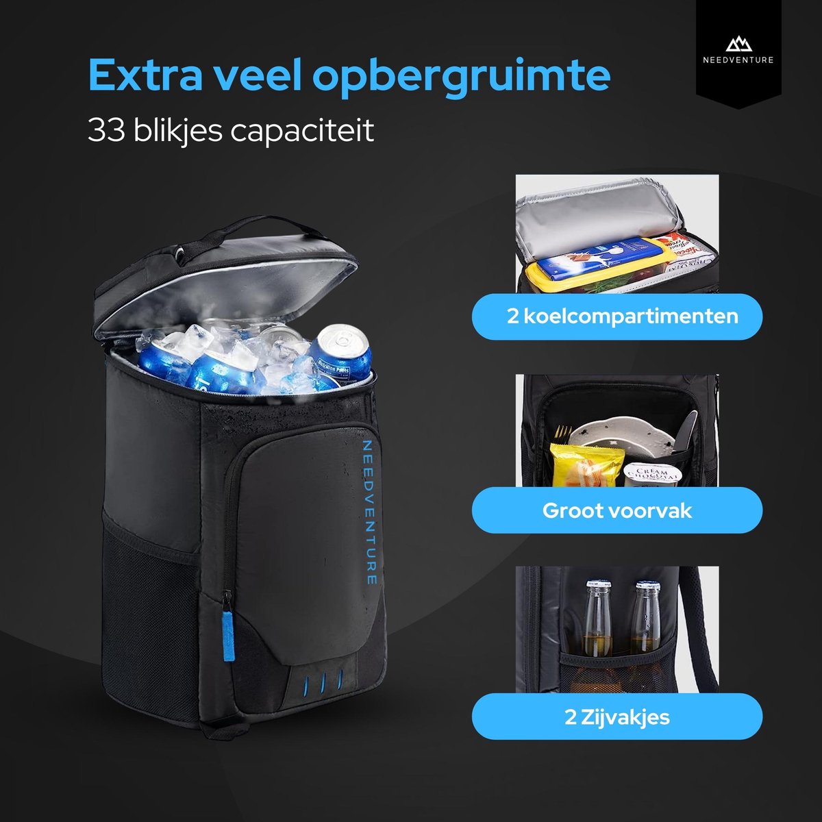 Needventure 25 liter koelrugzak