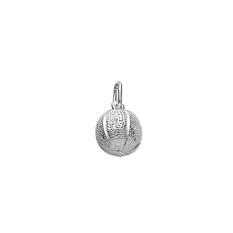 Pendentif ballon de Basket - Argent