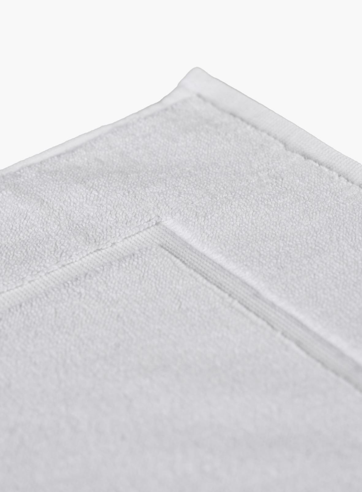 Badematte hvit - 50x90 cm