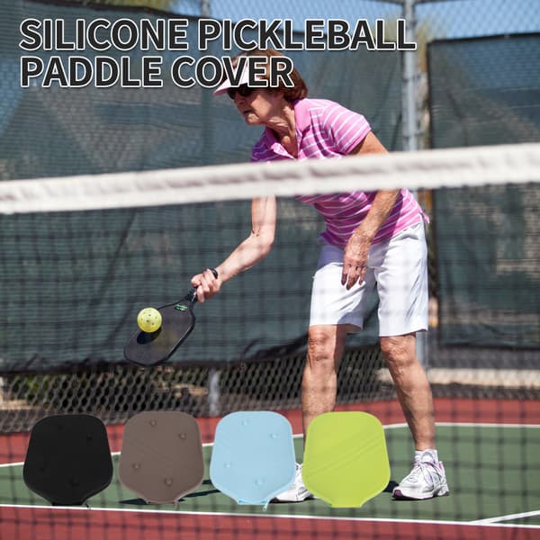 INF Silikondeksel til Pickleball-Racket Sort