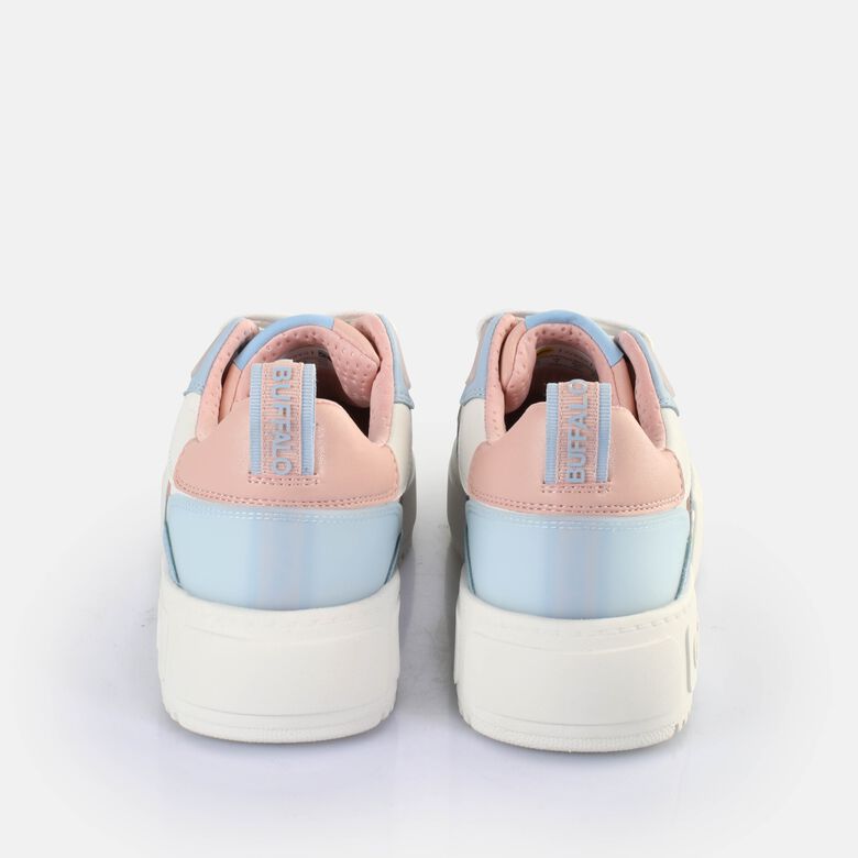 RSE V2 Baskets basses véganes, bleu cielrose clair