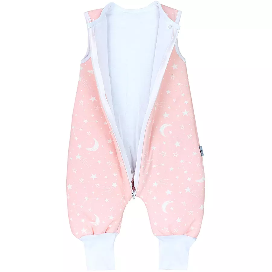 TupTam Winter Babyschlafsack mit Beinen 2,5 Tog rosaweiß