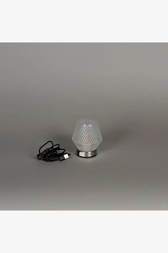 B/O Led-lys med glass 11 cm