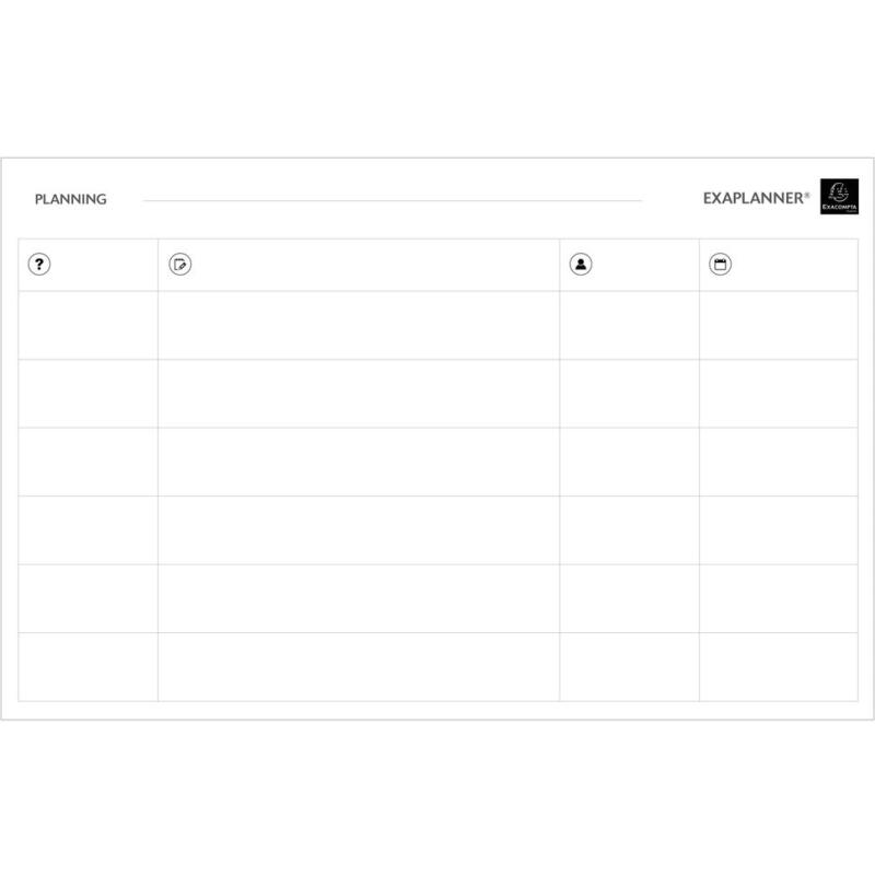 Planning magnétique Team 60x90cm