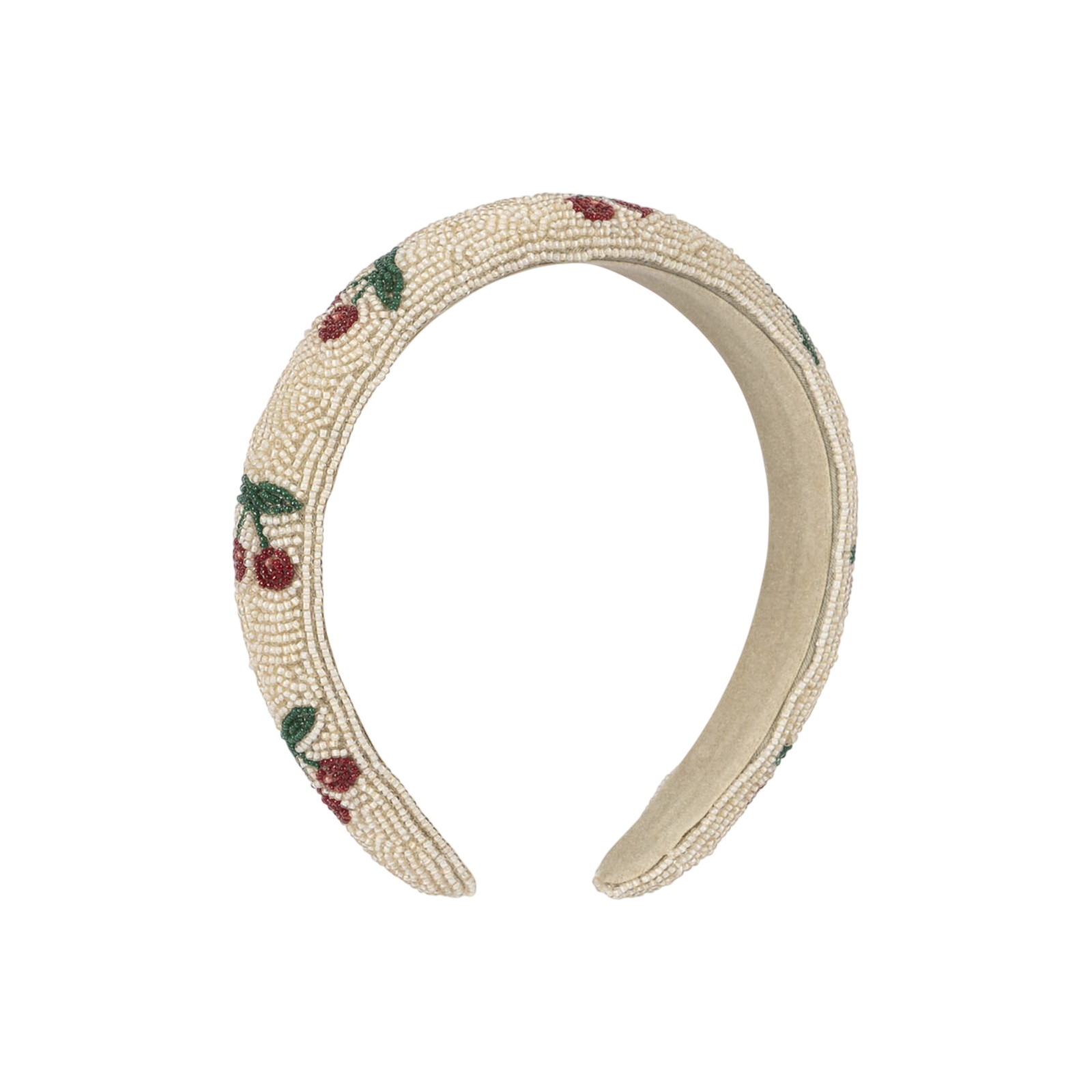 Haarreif Beaded Cherry