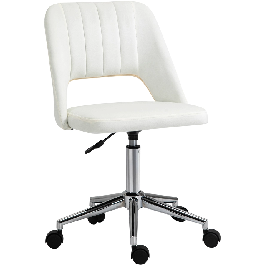 Vinsetto Bürostuhl ergonomisch geformt, high-end gaslift Beige