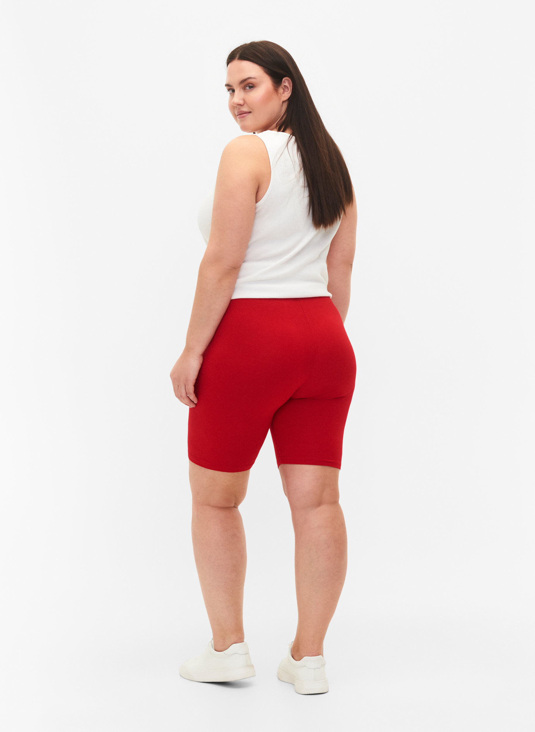 Ensfarvede basis cykelshorts