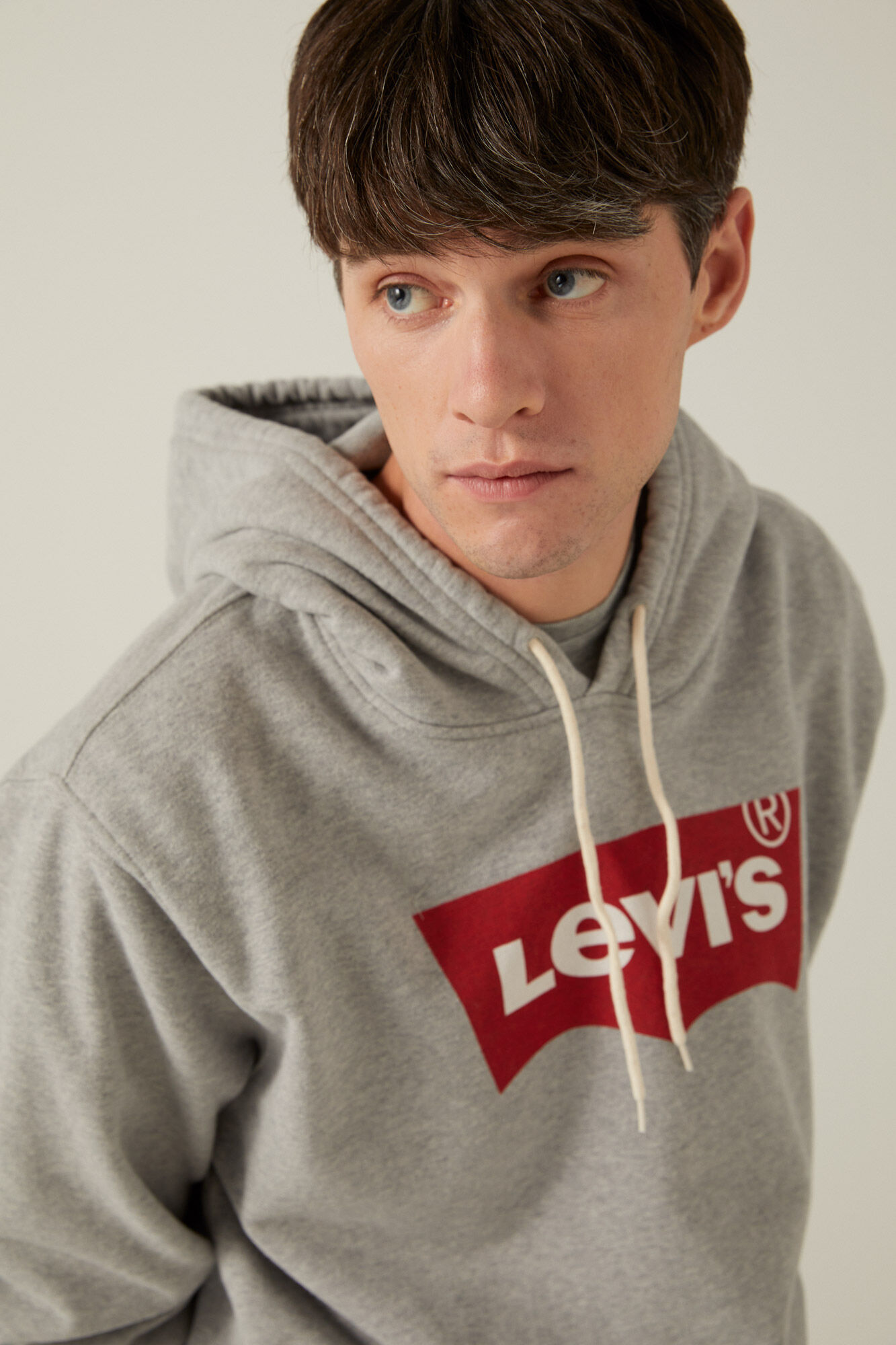 Moletom Levi's® Batwing - Cinza Claro