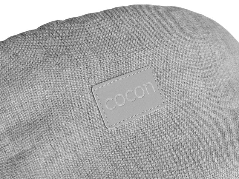 COCON Tischsitz Grau Bequemer und kompakter Sitzschutz für Babys
