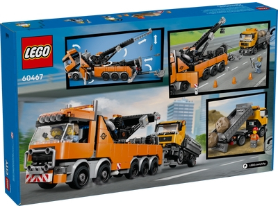LEGO Zware sleepwagen met kraan (60467)