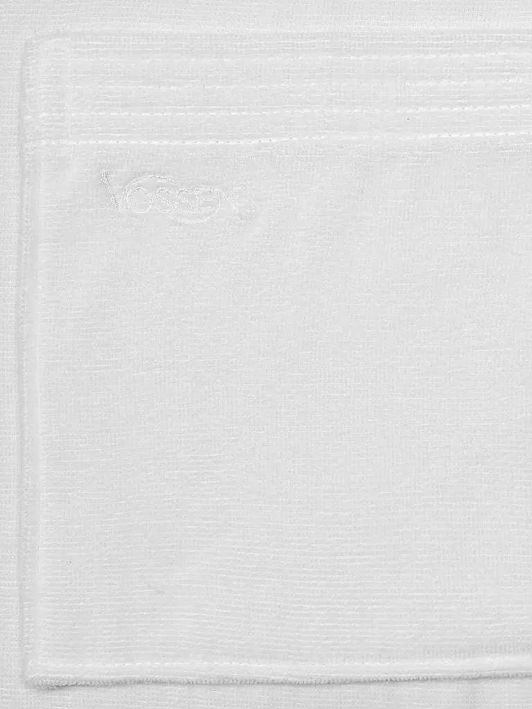 VOSSEN Unisex Bademantel TEXAS Weiss weiss