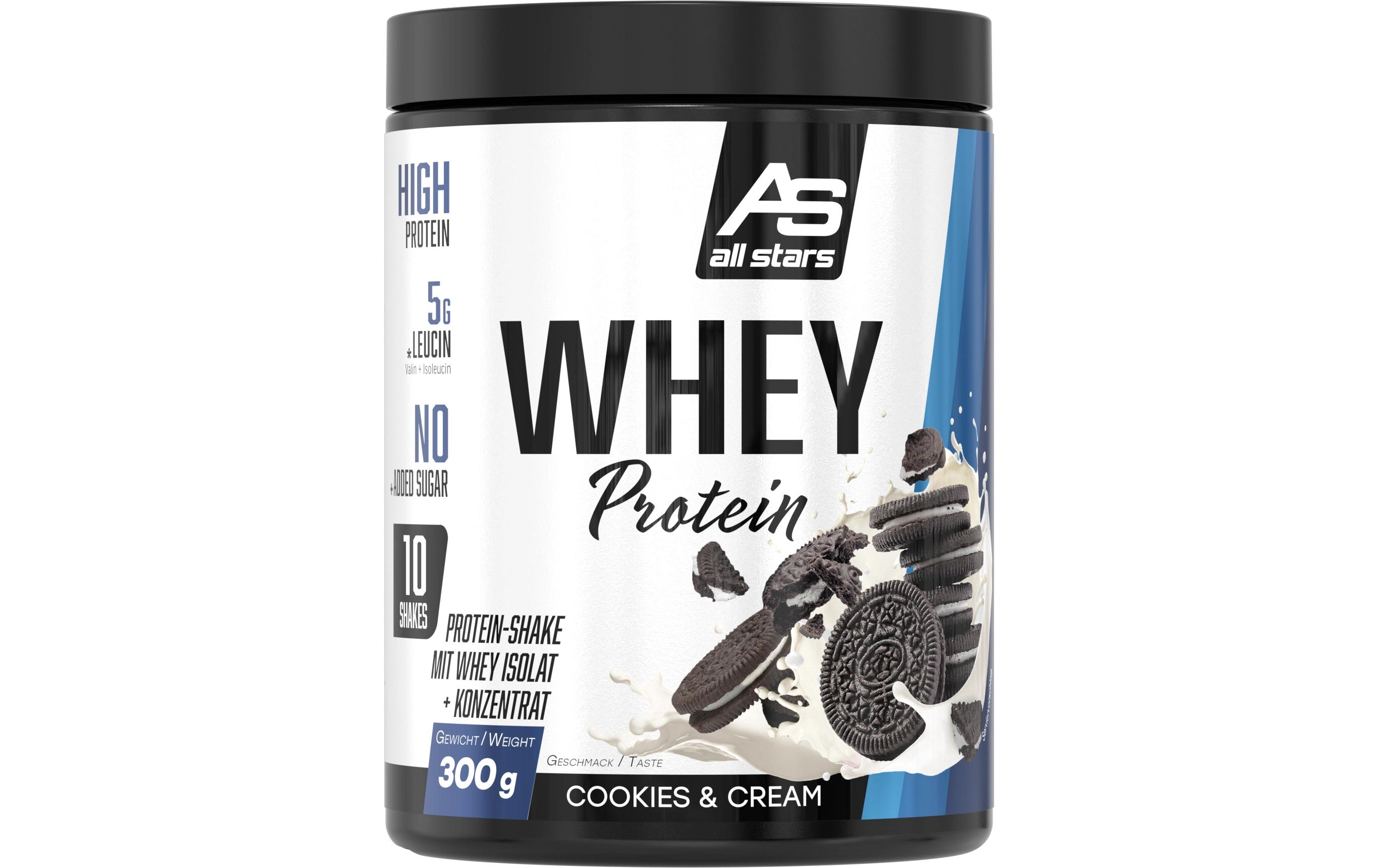 Pulver Whey Protein 100% Cookie/Crème 300 gProtein-Pulver