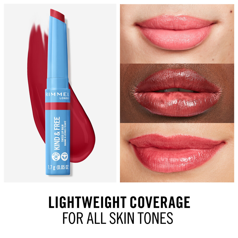 Rimmel Kind & Free Tinted Lipbalm Turbo Red 0054 gr