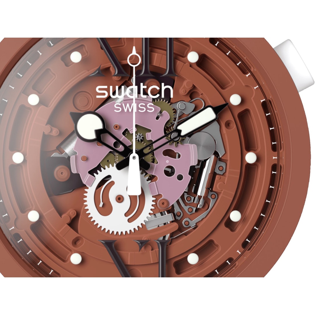 Swatch Big Bold Biosourced Camoflower Cotton
