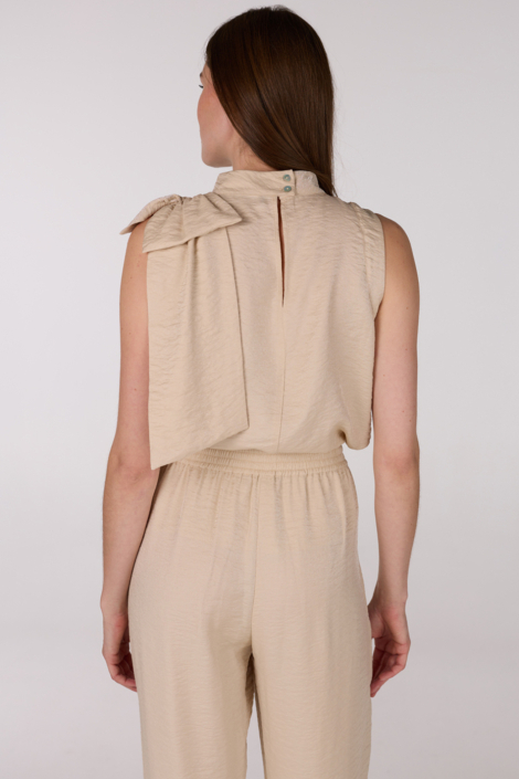 Juffrouw Jansen ecru dames blouse
