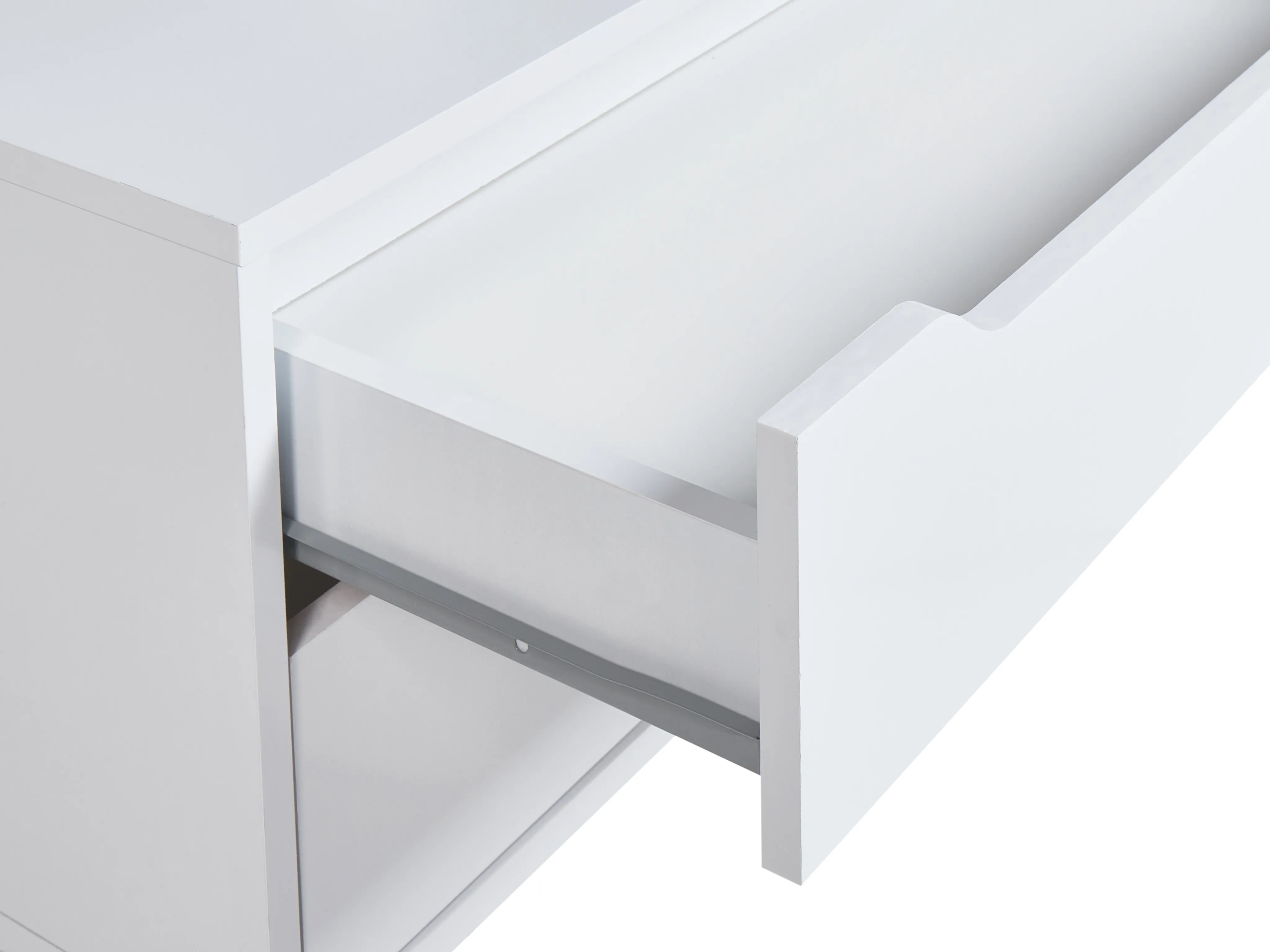 Badkamermeubel OSASCO met wielen 80 cm Wit
