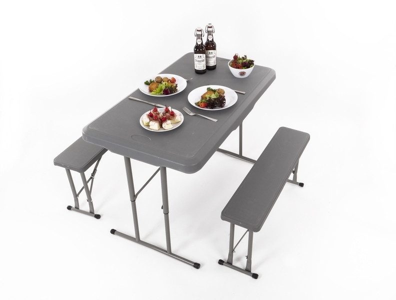 CAMP4 Garnitur EASY - Campingtisch 105x65cm