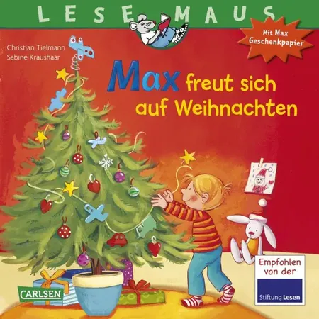 Carlsen Verlag LESEMAUS 130: Max freut sich auf Weihnachten