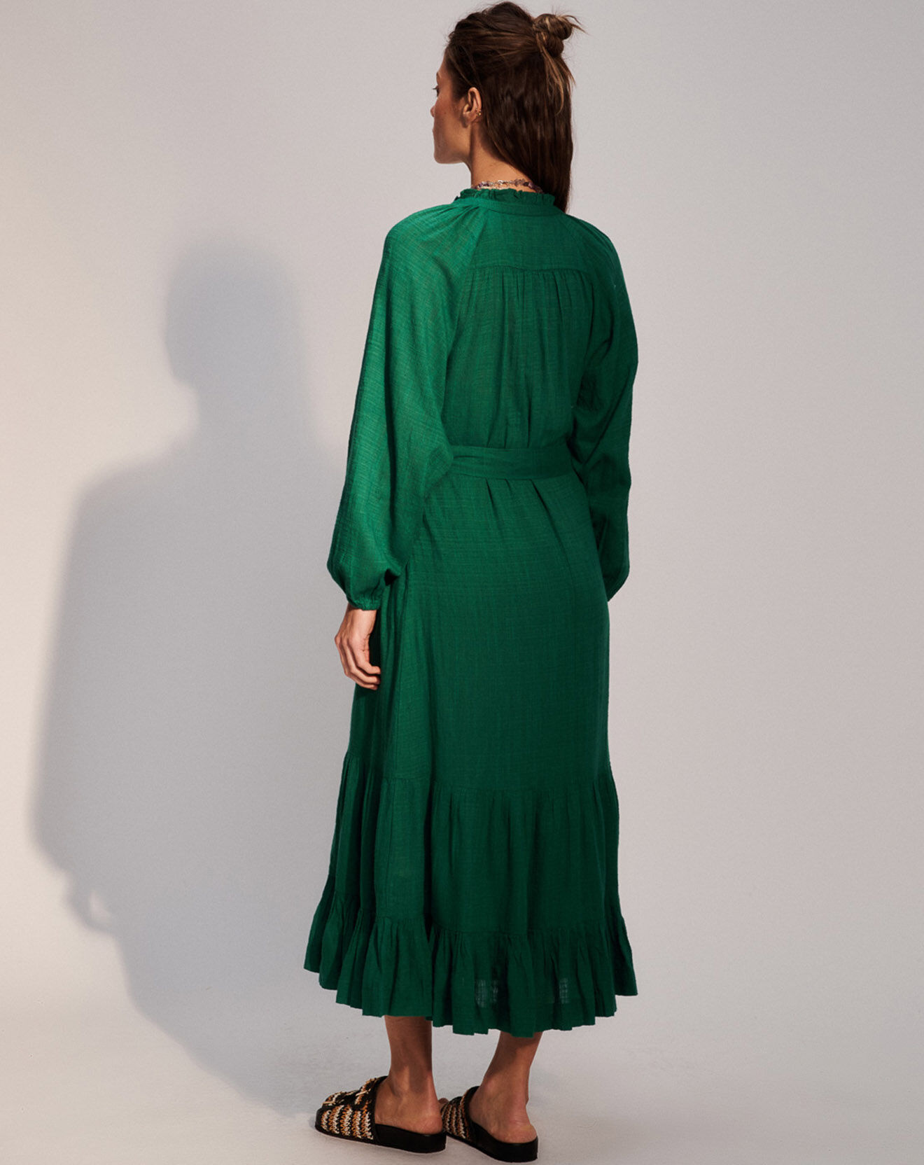 Stella Forest Robe à volants Olivia verte