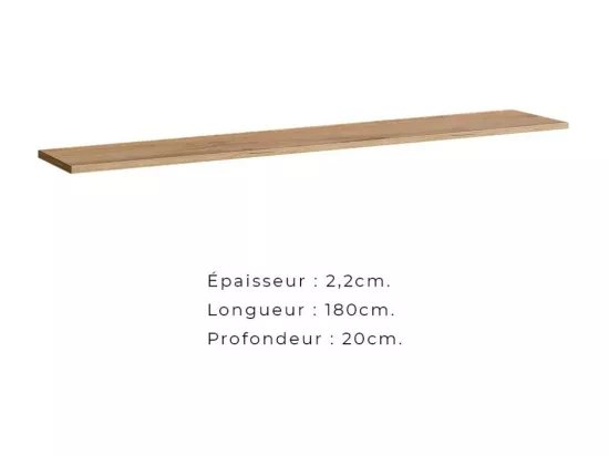 Ensemble meubles de salon SWITCH XXV – LED – Gris et Chêne – Design suspendu