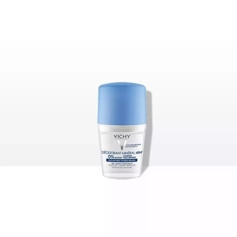 Déodorant bille minéral 48H actif anti-odeur d'origine naturelle - LOT 2x50ml
