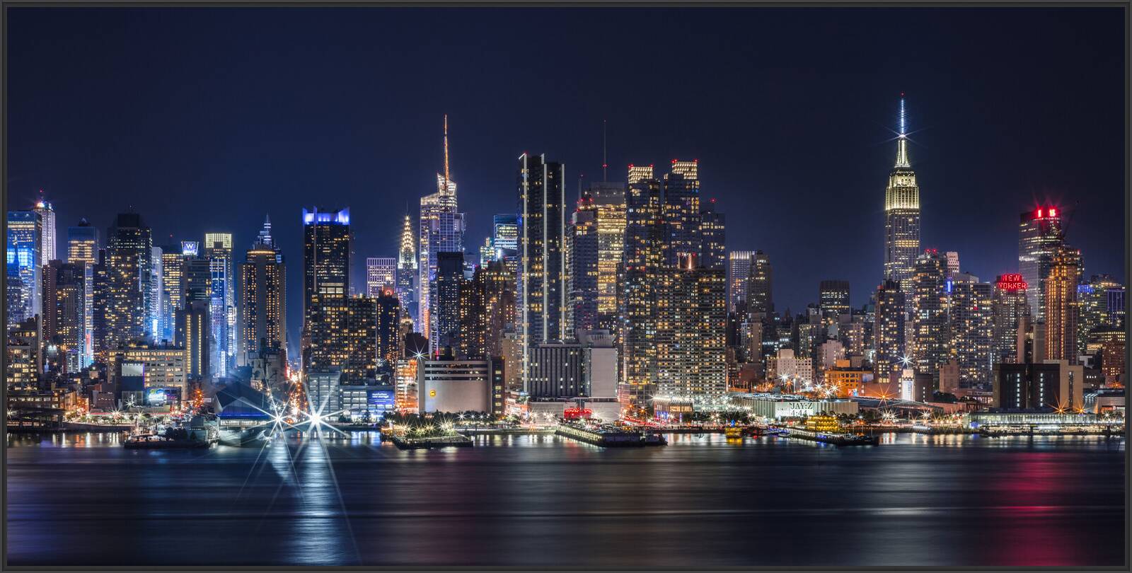 NYC Manhattan Skyline by Swee Choo Oh - Limited Edition. Edition of: 150. Signed.