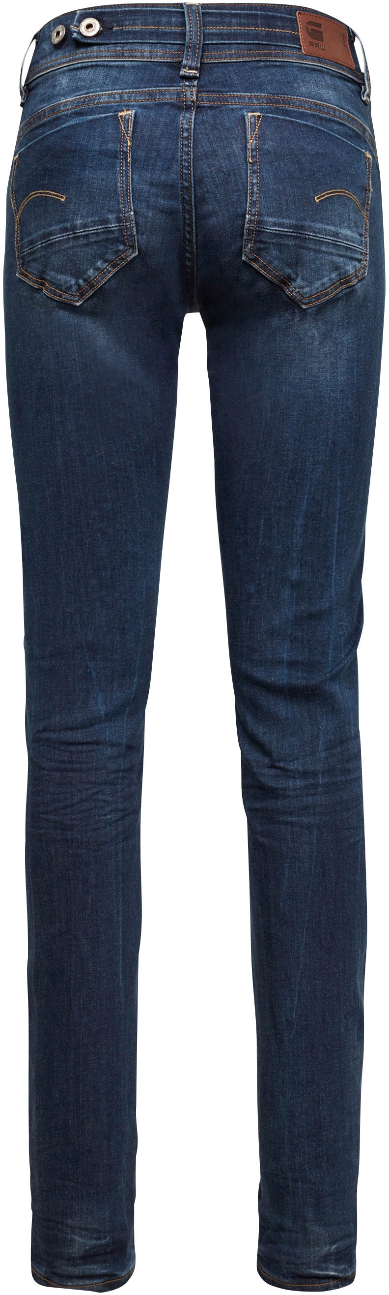 G-STAR Straight-Jeans »Midge« 5-Pocket-Design mit markanten Steppnähten