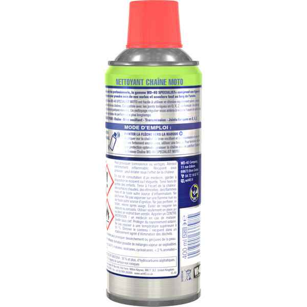 WD-40 - Nettoyant chaîne 400 ml
