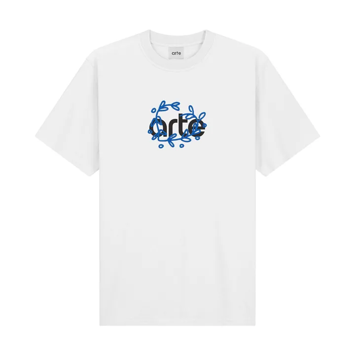 Arte Antwerp T-shirt Arte Logo Leaves | Blanc
