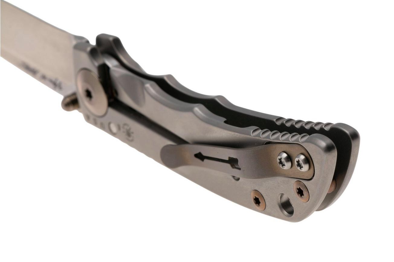 Spartan Harsey Folder 3.25 SF10SWBZ, Stonewashed CPM MagnaCut, Bronze/Grey Titanium zakmes