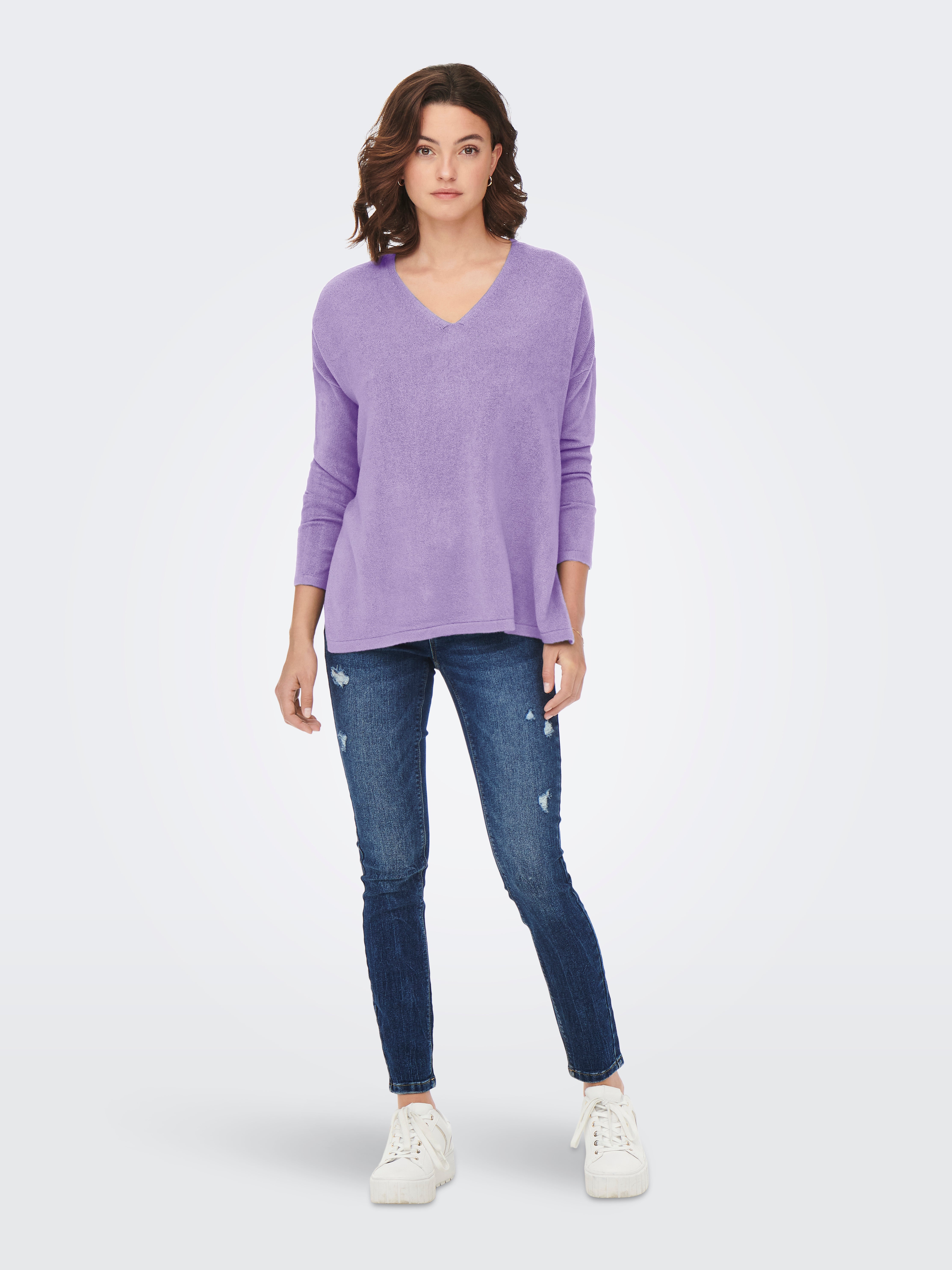 ONLAMALIA Strickpullover Purple Rose