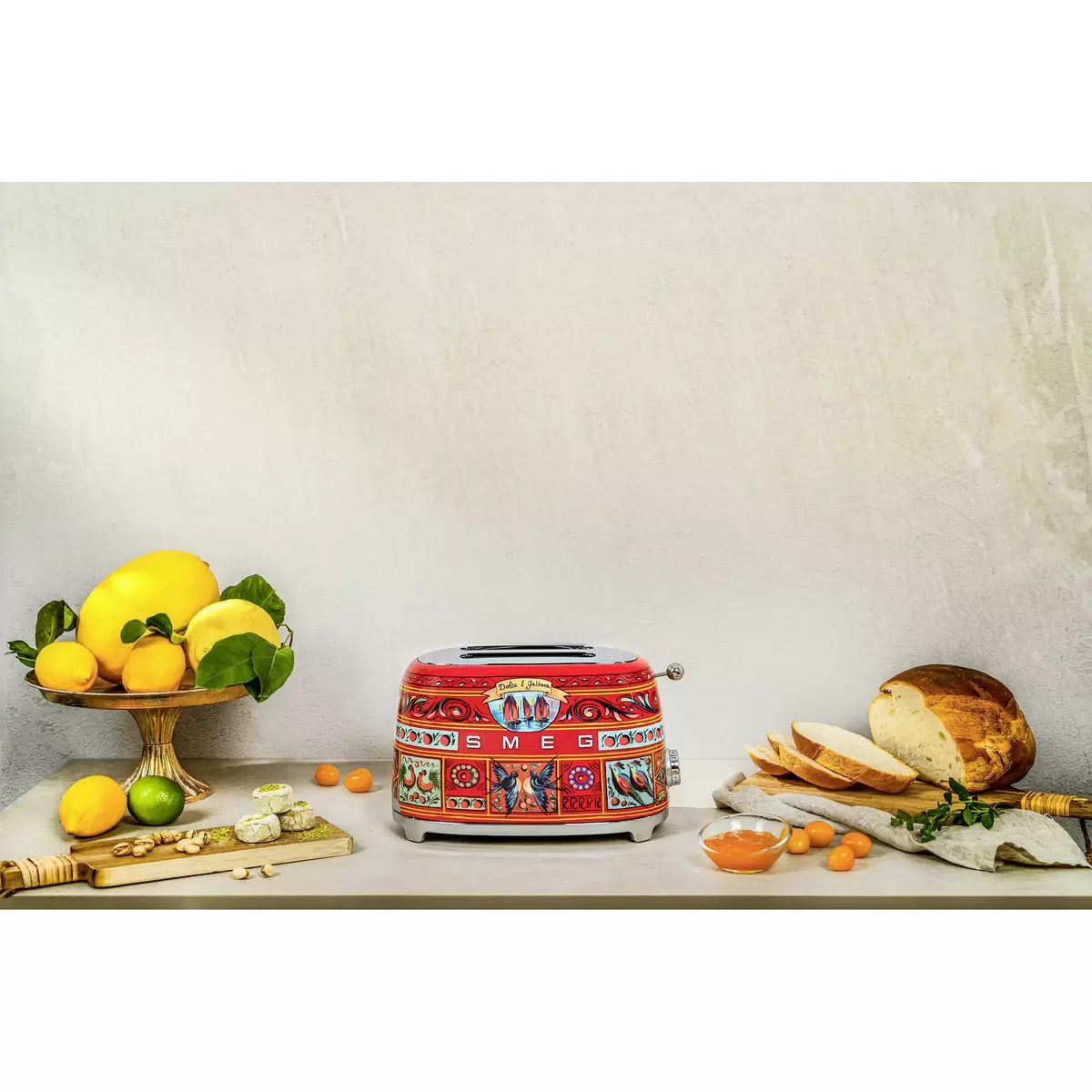 Toaster 2 Scheiben Smeg Dolce & Gabbana Bunt