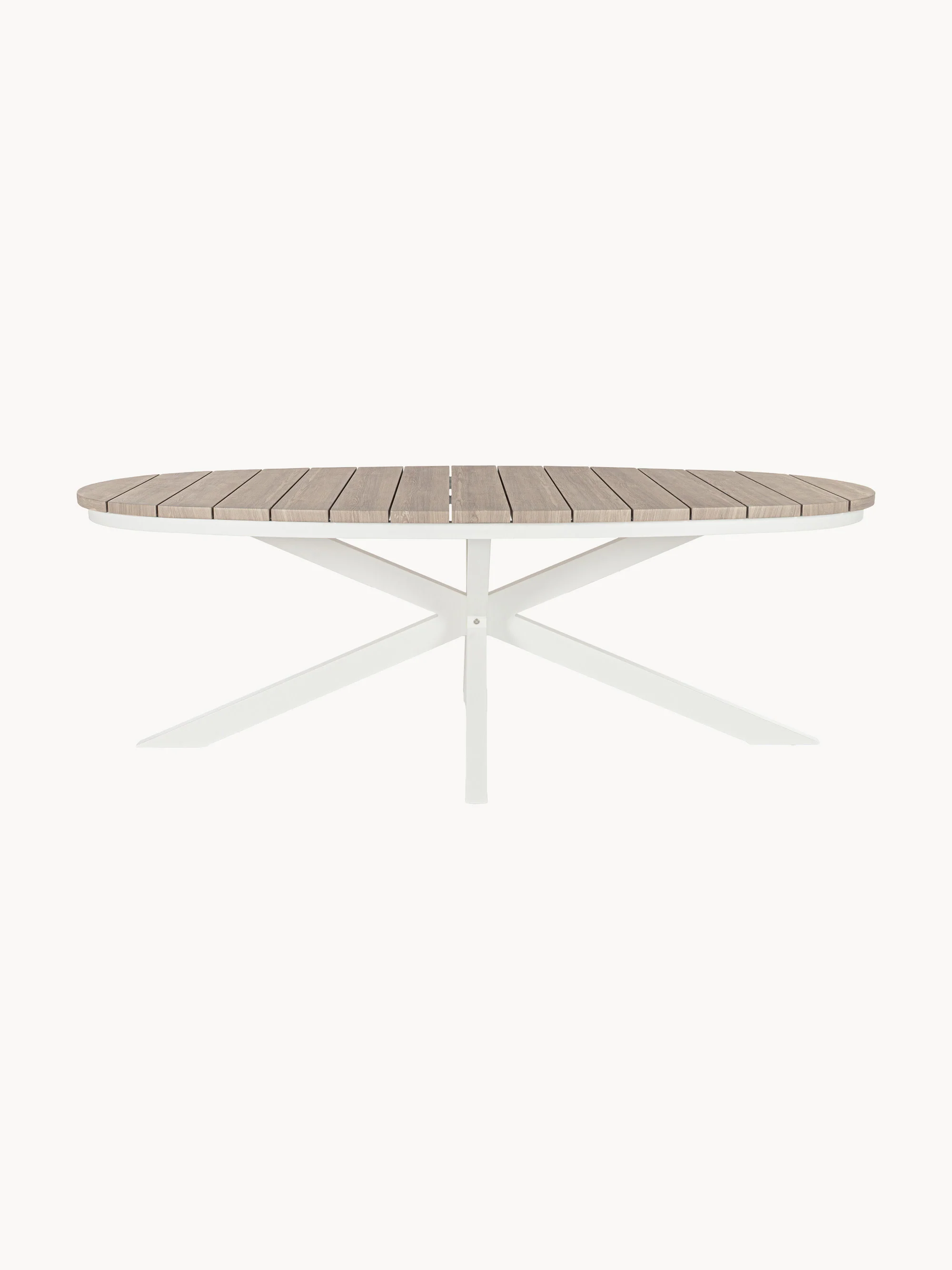 Ovale tuintafel Zelmar, 218 x 115 cm