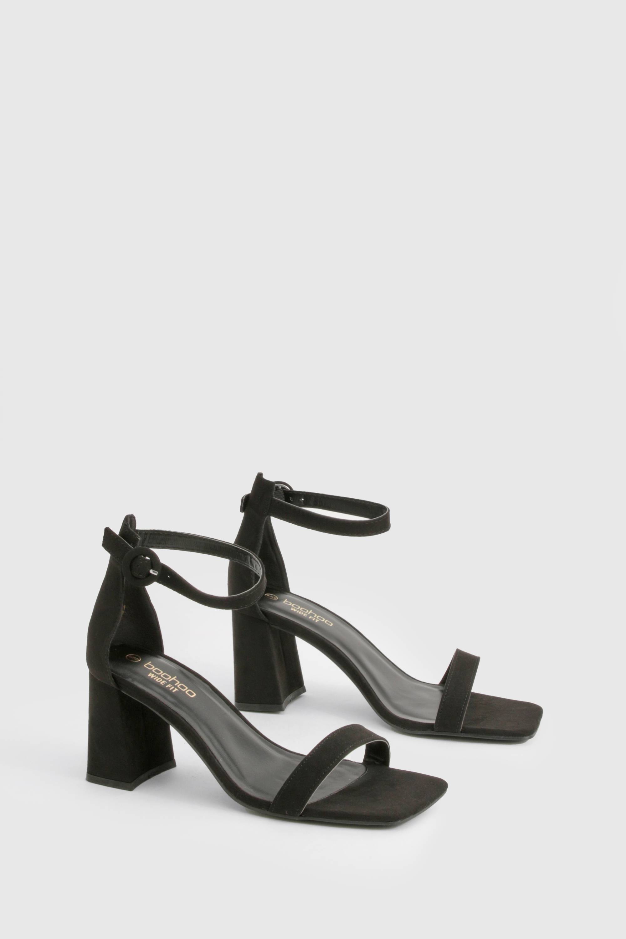 boohoo Talons blocs à large ajustement à boucle ronde en 2 parties