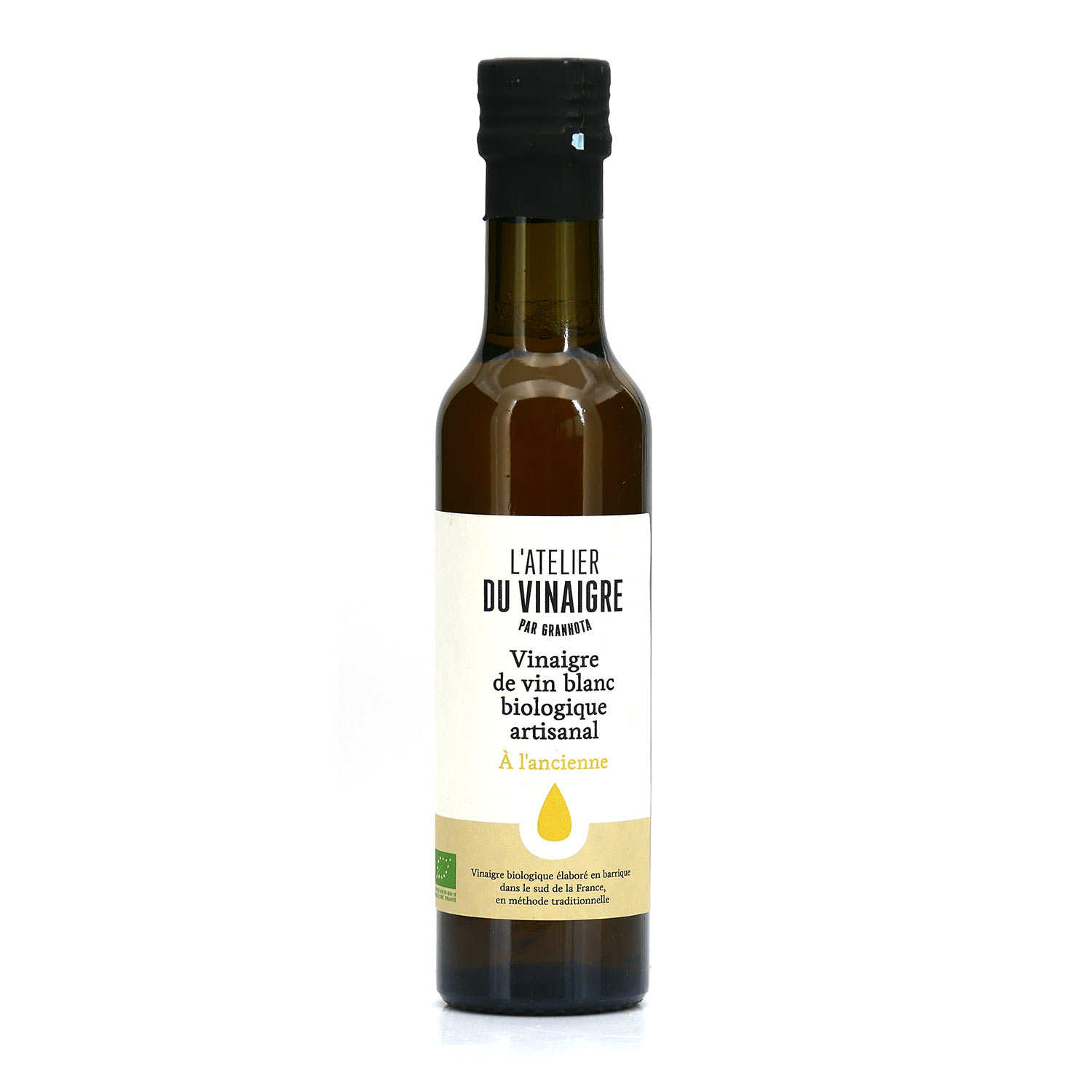 Vinaigre de vin blanc français bio et artisanal - L' Atelier du Vinaigre