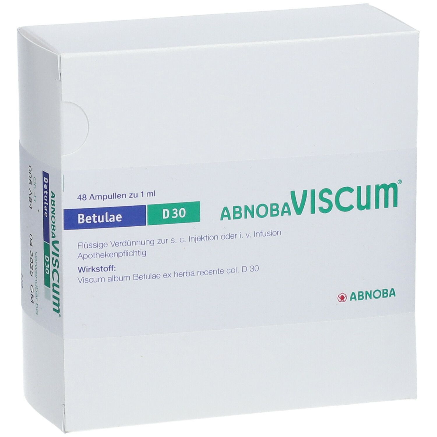 AbnobaVISCUM® Betulae D30 Ampullen