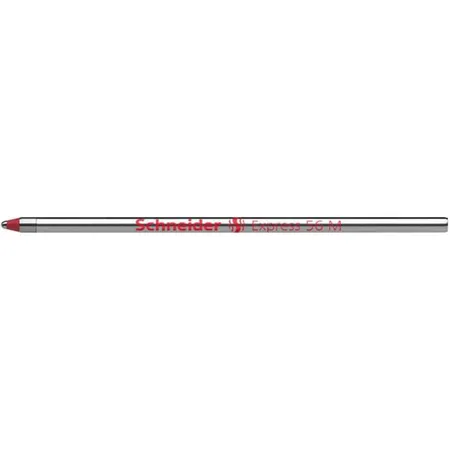 Schneider 7202 Kugelschreibermine EXPRESS 56, mit Edelstahlspitze, dokumentenecht, M, rot