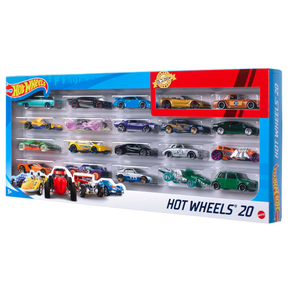 Hot Wheels die-cast pack 20-delig