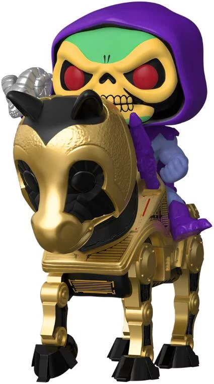 LES MAITRES DE L'UNIVERS - FIGURINE POP - CHEVAL NIGHT STALKER AVEC SKELETOR