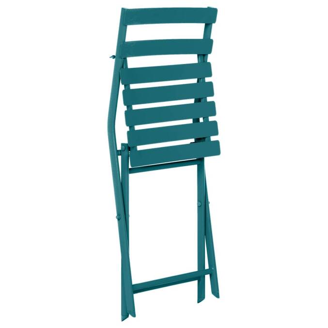 Chaise de jardin pliante GREENSBORO Bleu canard