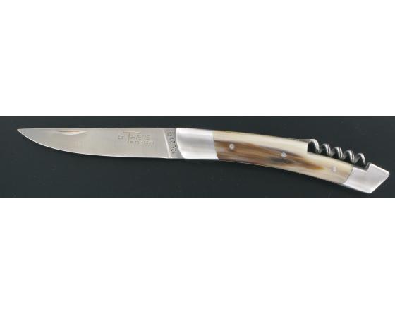 Le Thiers Corne - 2 pièces - 2 mitres Couteau de poche Le Thiers par Chazeau Honoré