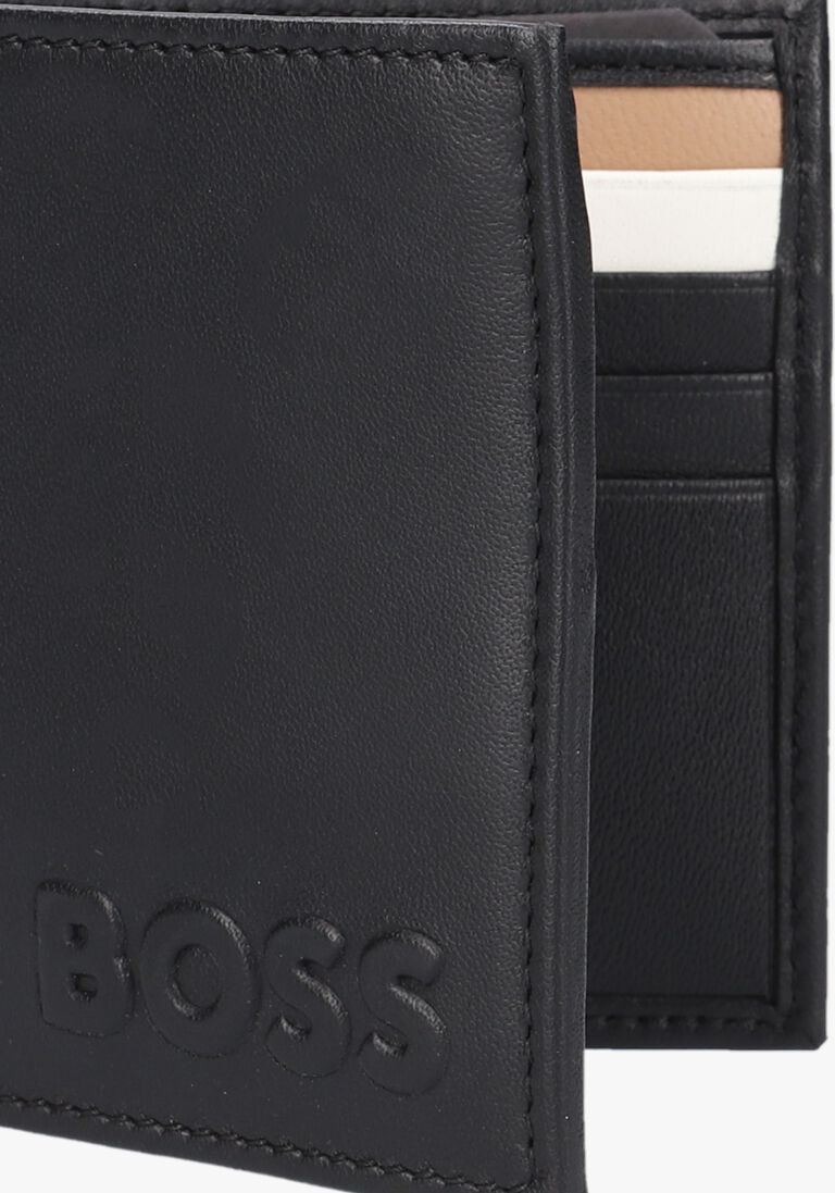 BOSS zwarte boss portemonnee byron s_8 10241415