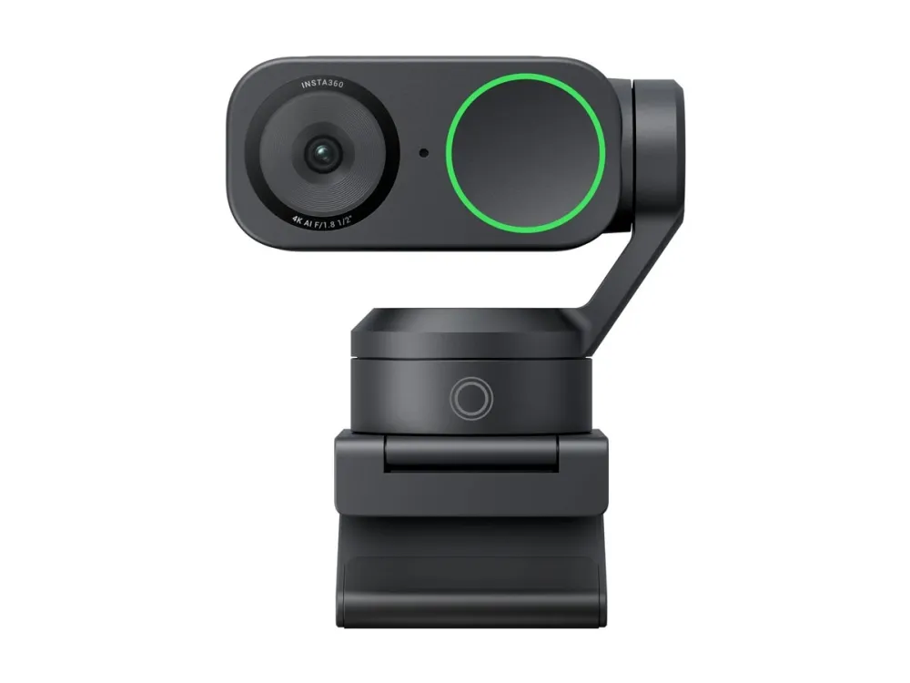 Insta360 Link 2 - Webcam - panonering / hældningsvinkel - farve - 4096 x 2160 - audio - H.264, MJPEG - DC 5 V